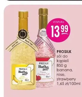 Sól do kąpieli Prosilk banana promocja w Drogerie Jasmin