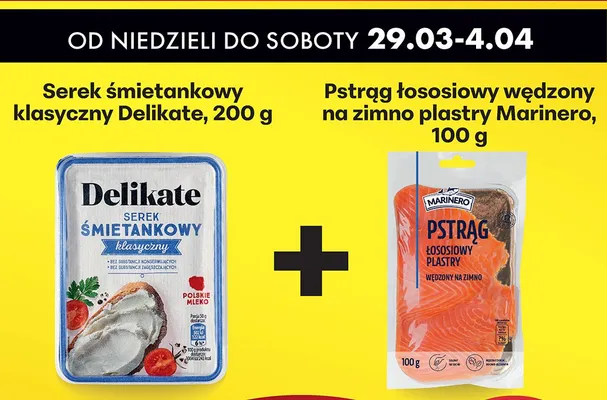 Serek śmietankowy klasyczny promocja w Biedronka