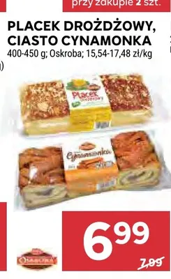Ciasto cynamonka Oskroba promocja w Stokrotka