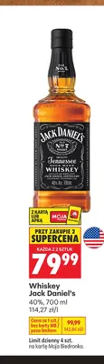 Whiskey Jack Daniel's promocja w Biedronka