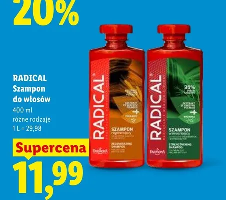 Szampon do włosów regeneracyjny Bionly cbd promocja w Lidl