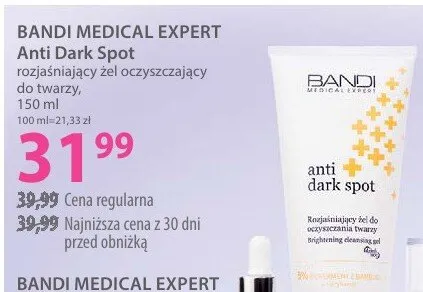 Rozjaśniający żel oczyszczający do twarzy promocja w Hebe