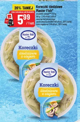 Koreczki śledziowe Master Fish promocja w POLOmarket