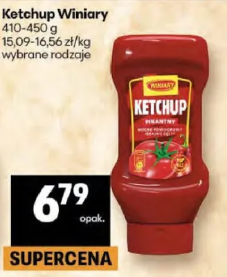 Ketchup wybrane rodzaje promocja w Delikatesy Centrum