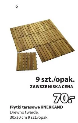 Płytki tarasowe KNEKKAND promocja w Jysk