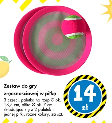 Zestaw do gry zręcznościowej w piłkę TEDi promocja w Tedi