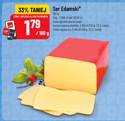 Ser Edamski promocja w POLOmarket