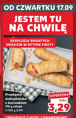 Przekąska meksykańska z kurczakiem promocja w Kaufland