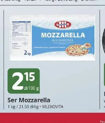 Ser Mozzarella promocja w Marketvita