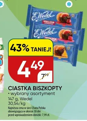 Ciastka Biskopry wybrany asortyment promocja w Chata Polska