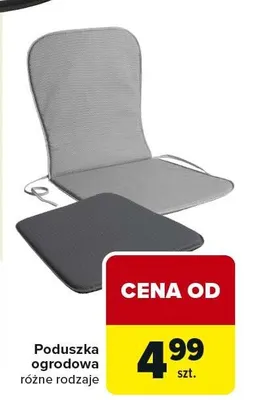 Poduszka ogrodowa różne rodzaje promocja w Carrefour