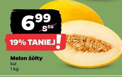 Melon żółty luz promocja w Netto