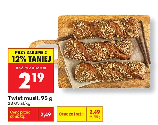 Twist musli promocja w Biedronka