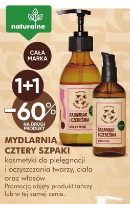 Kosmetyki do pielęgnacji i oczyszczania twarzy, ciała oraz włosów MYDLARNIA CZTERY SZPAKI promocja w Super-Pharm