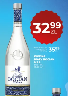 Wódka Biały Bocian promocja w Duży Ben