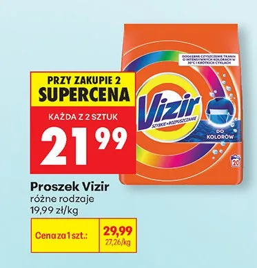 Proszek do prania różne rodzaje promocja w Biedronka