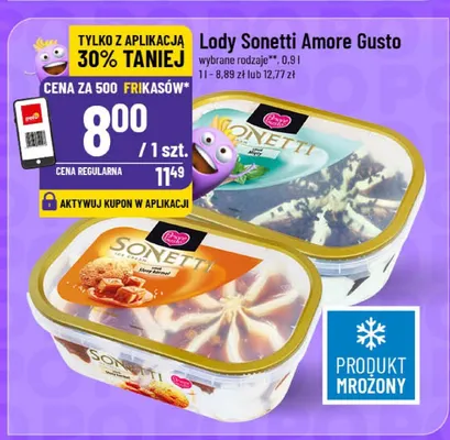Lody Sonetti  promocja w POLOmarket