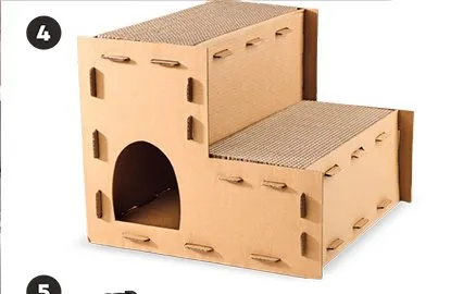 Akcesoria dla zwierząt - drapak tekturowy promocja w Biedronka