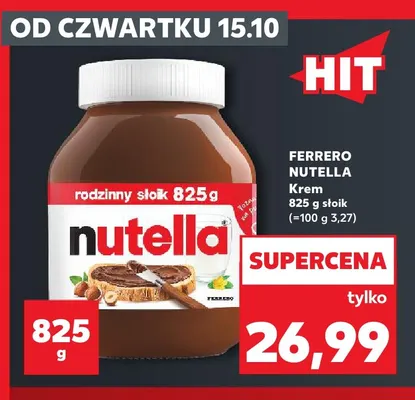 Krem Nutella Ferrero promocja w Kaufland