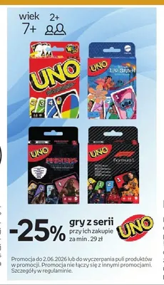 Gry z serii UNO promocja w Empik