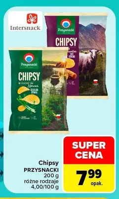 Chipsy Przysnacki promocja w Carrefour Market