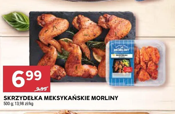 Skrzydełka meksykańskie Morliny promocja w Stokrotka