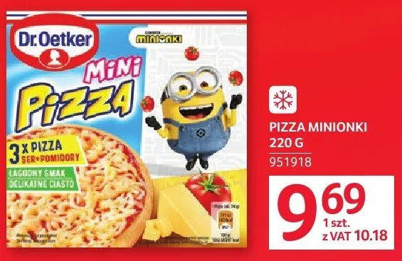 Pizza minionki Dr Oetker promocja w Selgros