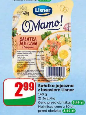 Sałatka jajeczna z łososiem promocja w Dino