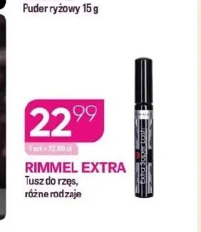 Tusz do rzęs Rimmel Extra promocja w Drogerie Koliber