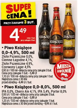 Piwo Książęce 0.0-4% promocja w Twój Market
