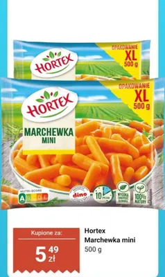 Marchewka mini Hortex promocja w Dino