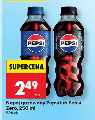 Napój gazowany Pepsi 250 ml promocja w Biedronka