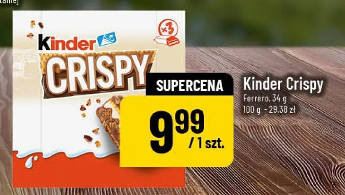 Kinder Crispy promocja w POLOmarket