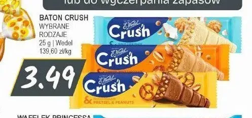 Baton E.Wedel Crush Milk Chocolate promocja w Słoneczko