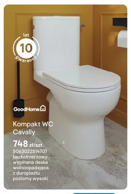 Kompakt WC GoodHome Cavally promocja w Castorama