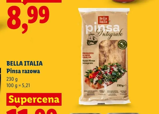 Pinsa razowa Bella Italia promocja w Lidl