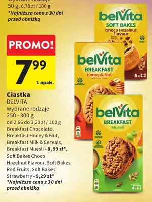 Ciastka wybrane rodzaje promocja w Intermarche