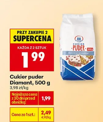 Cukier puder promocja w Biedronka