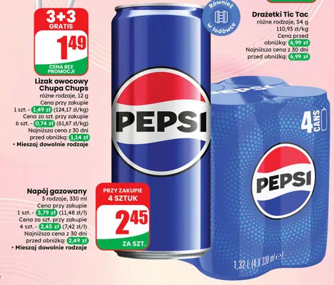 Napój gazowany promocja w Dino