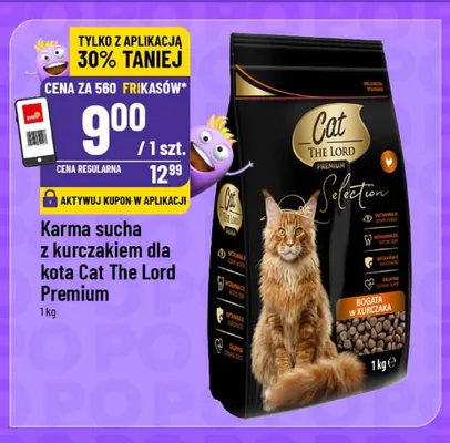 Karma sucha z kurczakiem dla kota Cat The Lord Premium promocja w POLOmarket