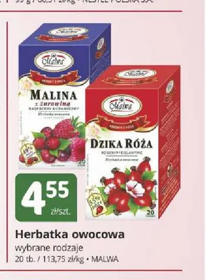 Herbatka owocowa Malwa promocja w Marketvita