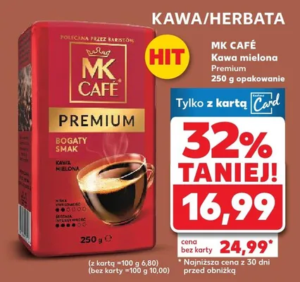 Kawa mielona Premium promocja w Kaufland