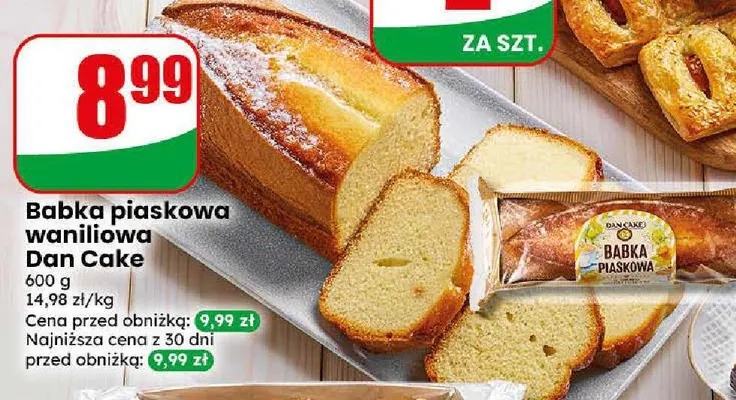 Babka piaskowa waniliowa Dan Cake promocja w Dino