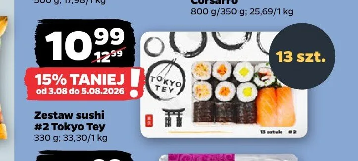 Zestaw sushi #2 Tokyo Tey promocja w Netto