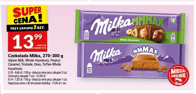 Czekolada Milka promocja w Twój Market