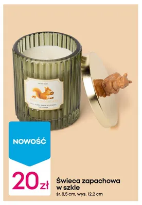 Świeca zapachowa w szkle Natural Home promocja w Pepco