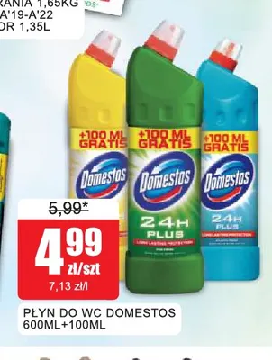 Płyn do WC Domestos promocja w Bingo