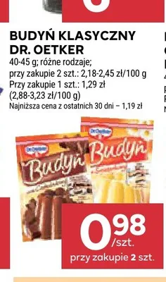 Budyń Klasyczny Dr. Oetker promocja w Stokrotka