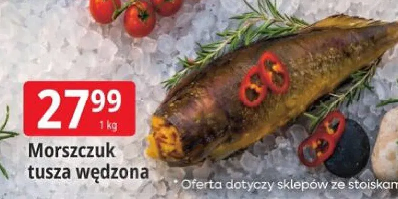 Morszczuk tusza wędzona promocja w Leclerc