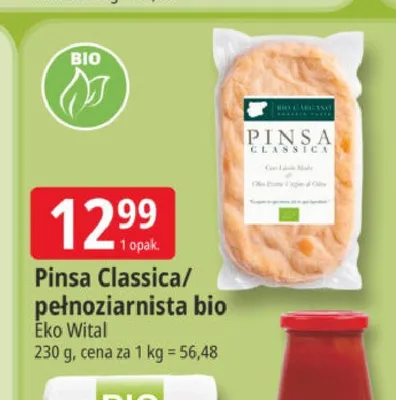 Pinsa bio promocja w Leclerc